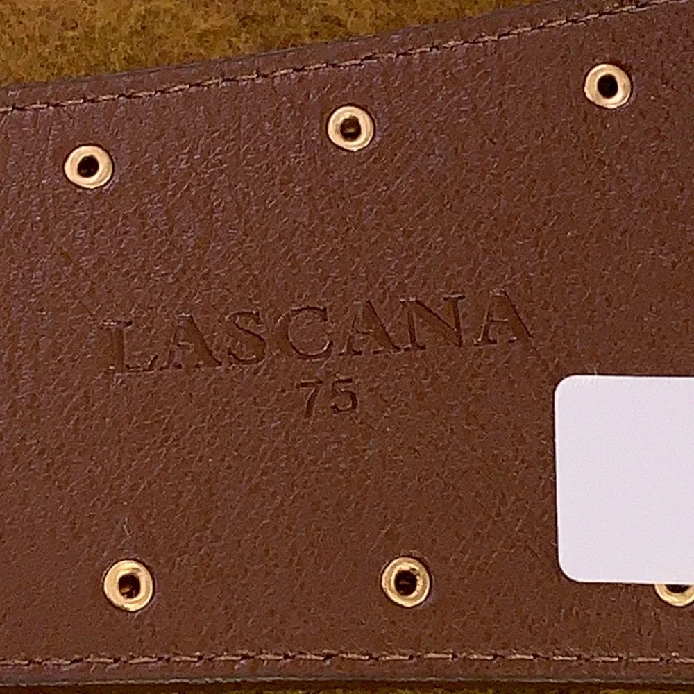 Lascana Womens Small Brown Studded Faux Leather Corset Waist Belt New